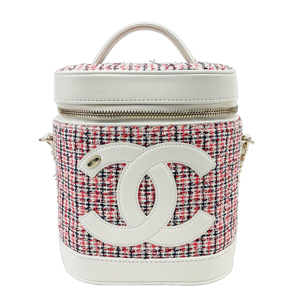 CHANEL Gold CC Mania Vanity Case -OUTLET
