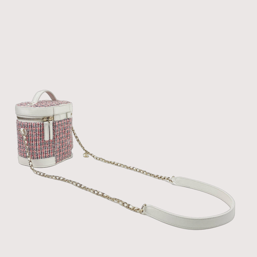 CHANEL Gold CC Mania Vanity Case -OUTLET
