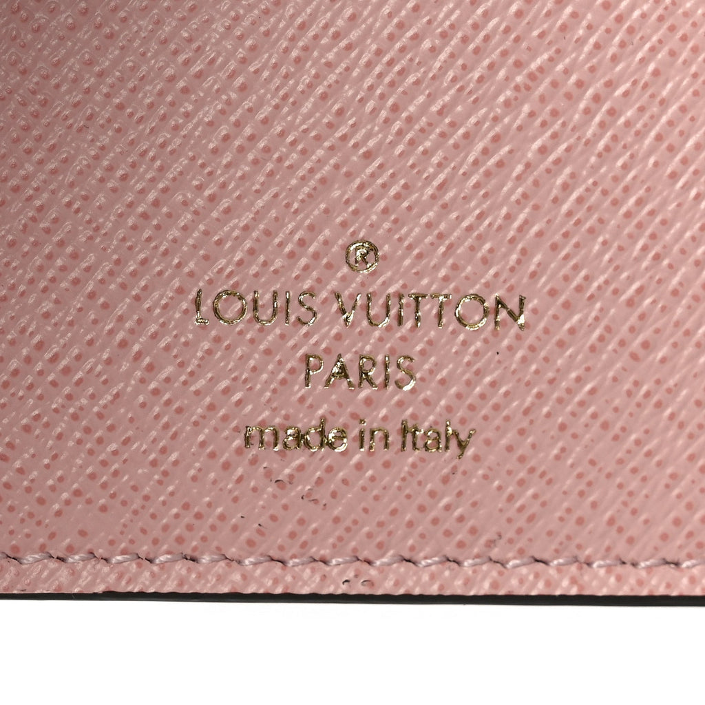 Louis Vuitton Monogram Lou Wallet Rose Ballerine