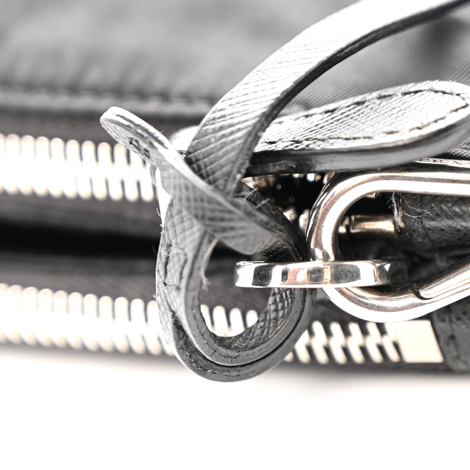 Prada Re-Nylon Saffiano Re-Edition 2000 Double Zip Crossbody Bag Black