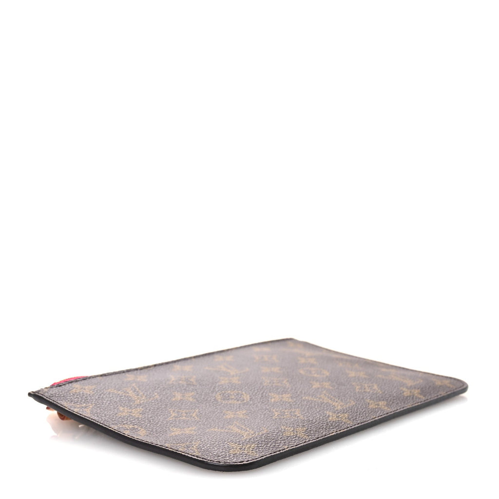 Louis Vuitton Monogram Neverfull MM GM Pochette Fuchsia
