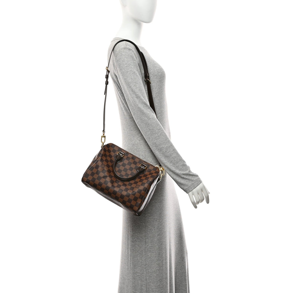 Louis Vuitton Damier Ebene Speedy Bandouliere 25