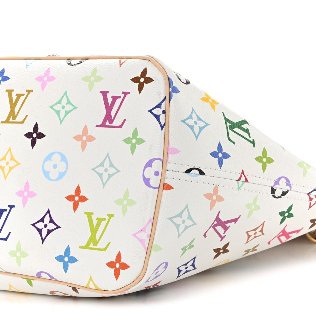 Louis Vuitton LV X TM Monogram Multicolor Neverfull MM White