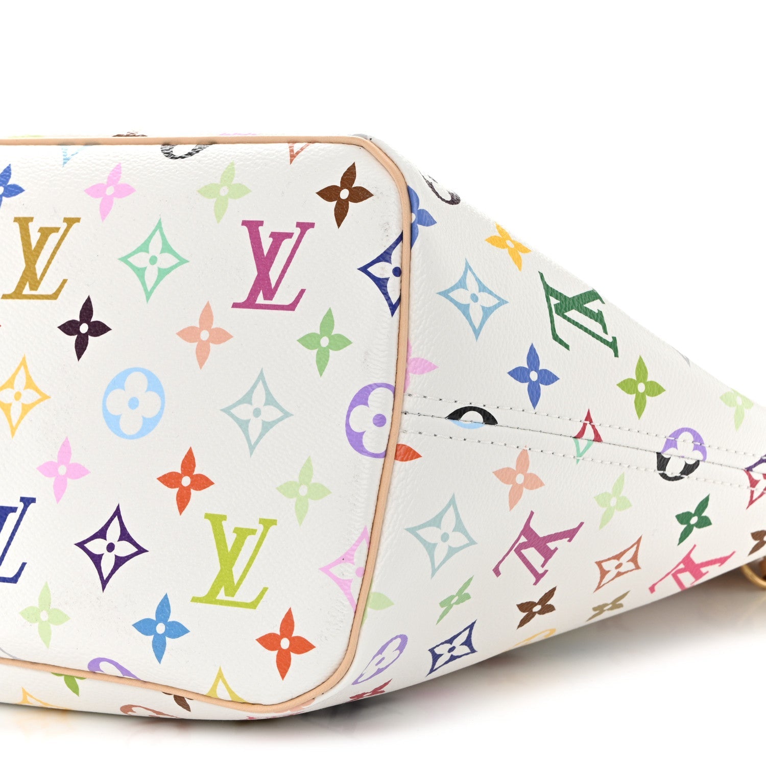 Louis Vuitton LV X TM Monogram Multicolor Neverfull MM White