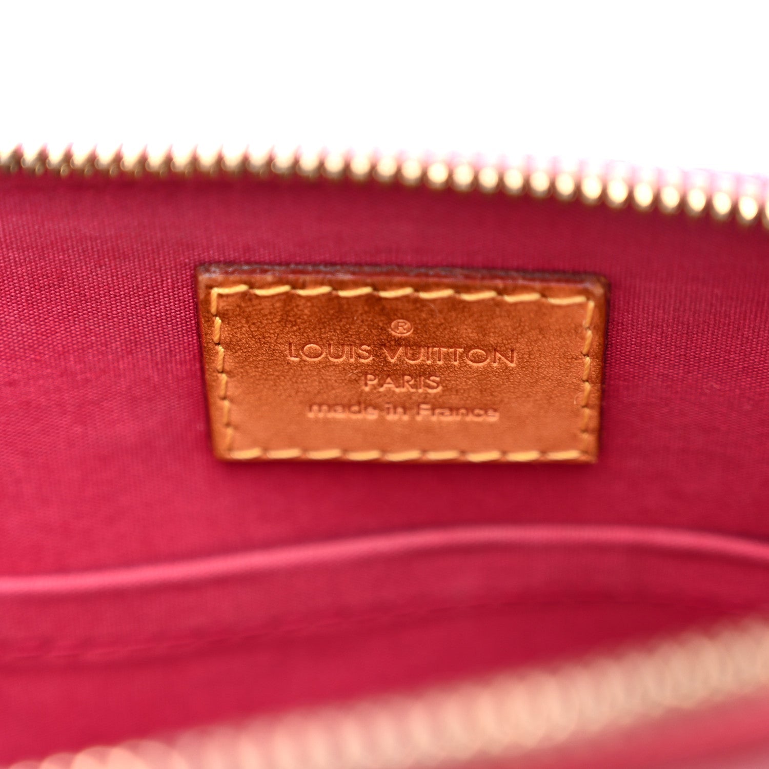 Louis Vuitton Vernis Alma BB Rose Indien