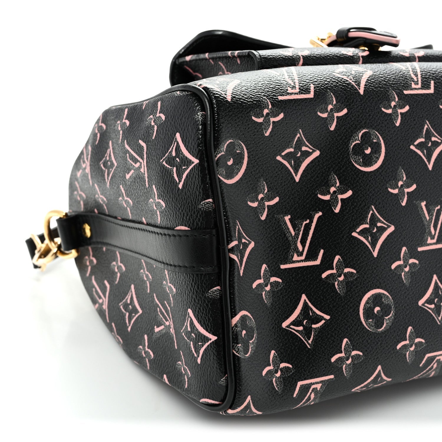 Louis Vuitton Monogram Fall for You Speedy Bandouliere 25 Black