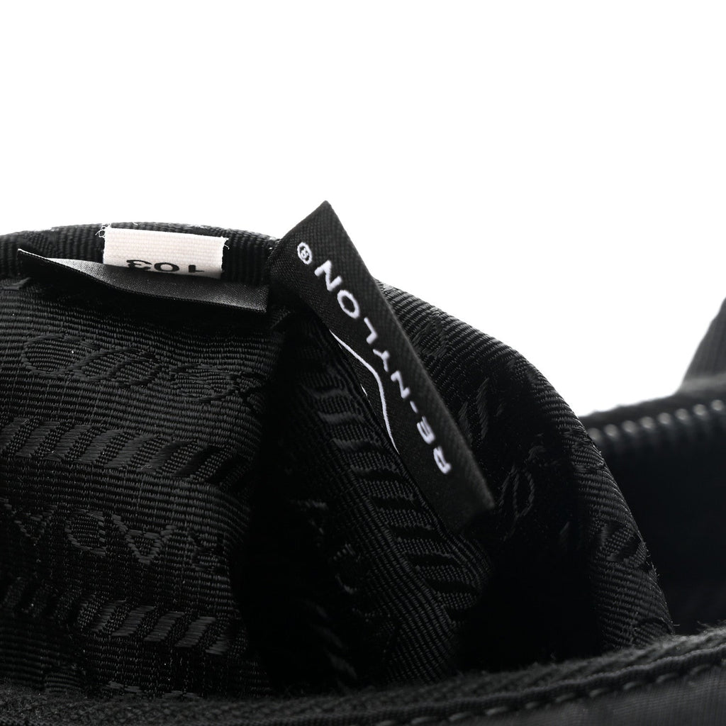 Prada Tessuto Nylon Mini Re-Edition 2000 Bag Black