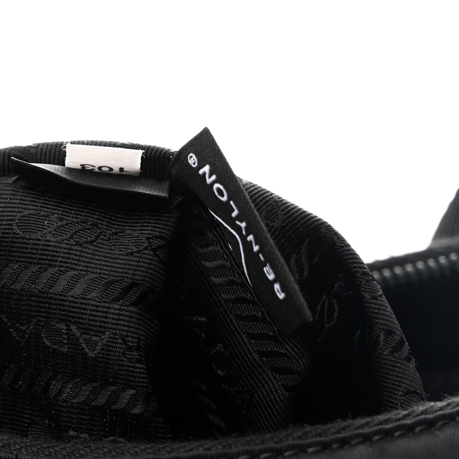 Prada Tessuto Nylon Mini Re-Edition 2000 Bag Black