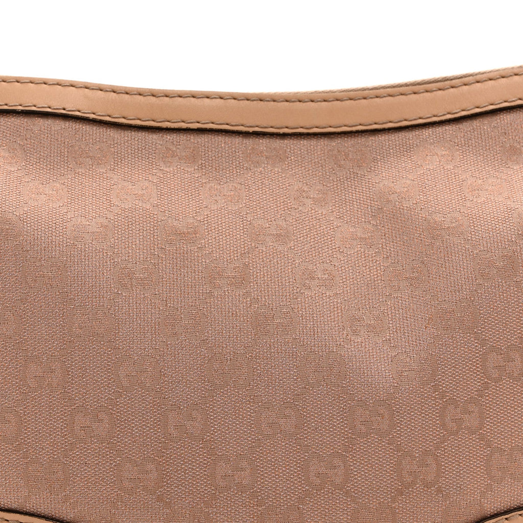 Gucci Metallic Monogram Small Lovely Heart Messenger Pink