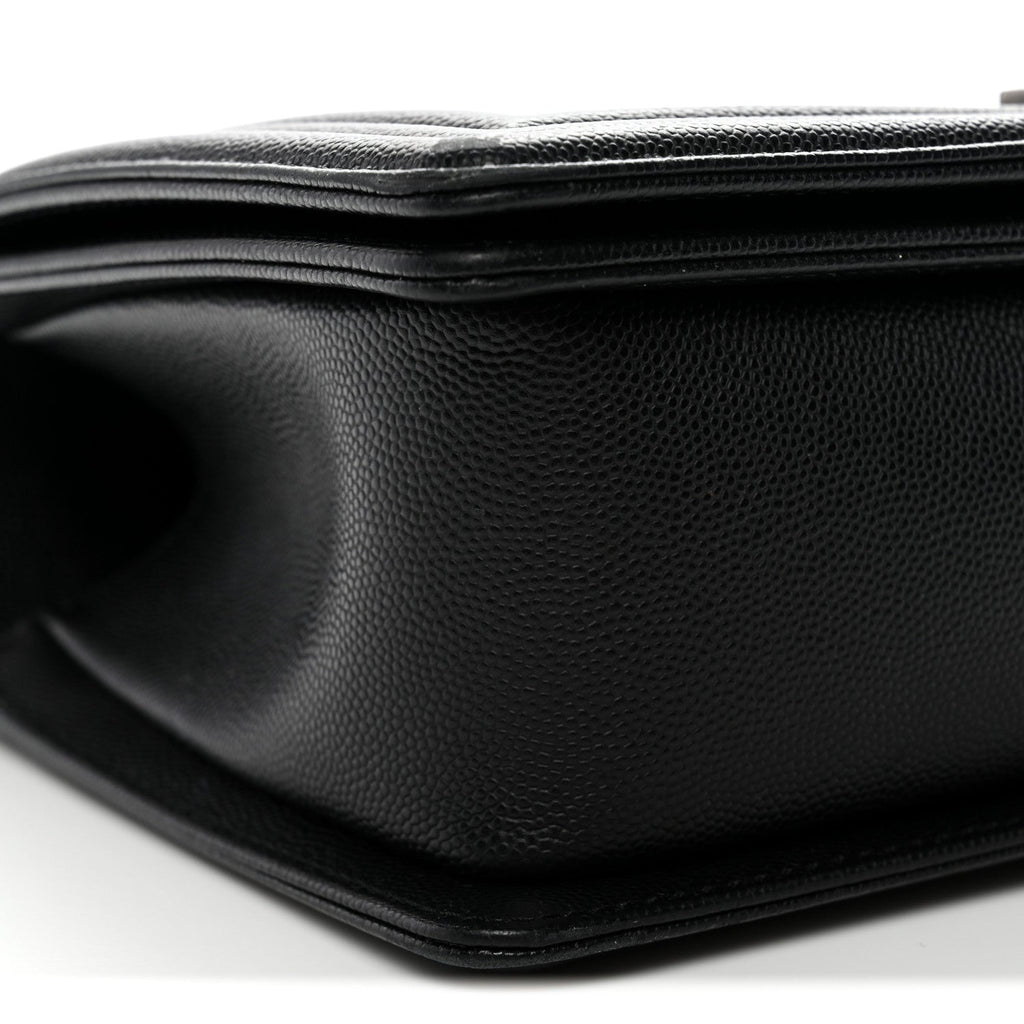 Chanel Caviar Quilted Medium Boy Flap Black