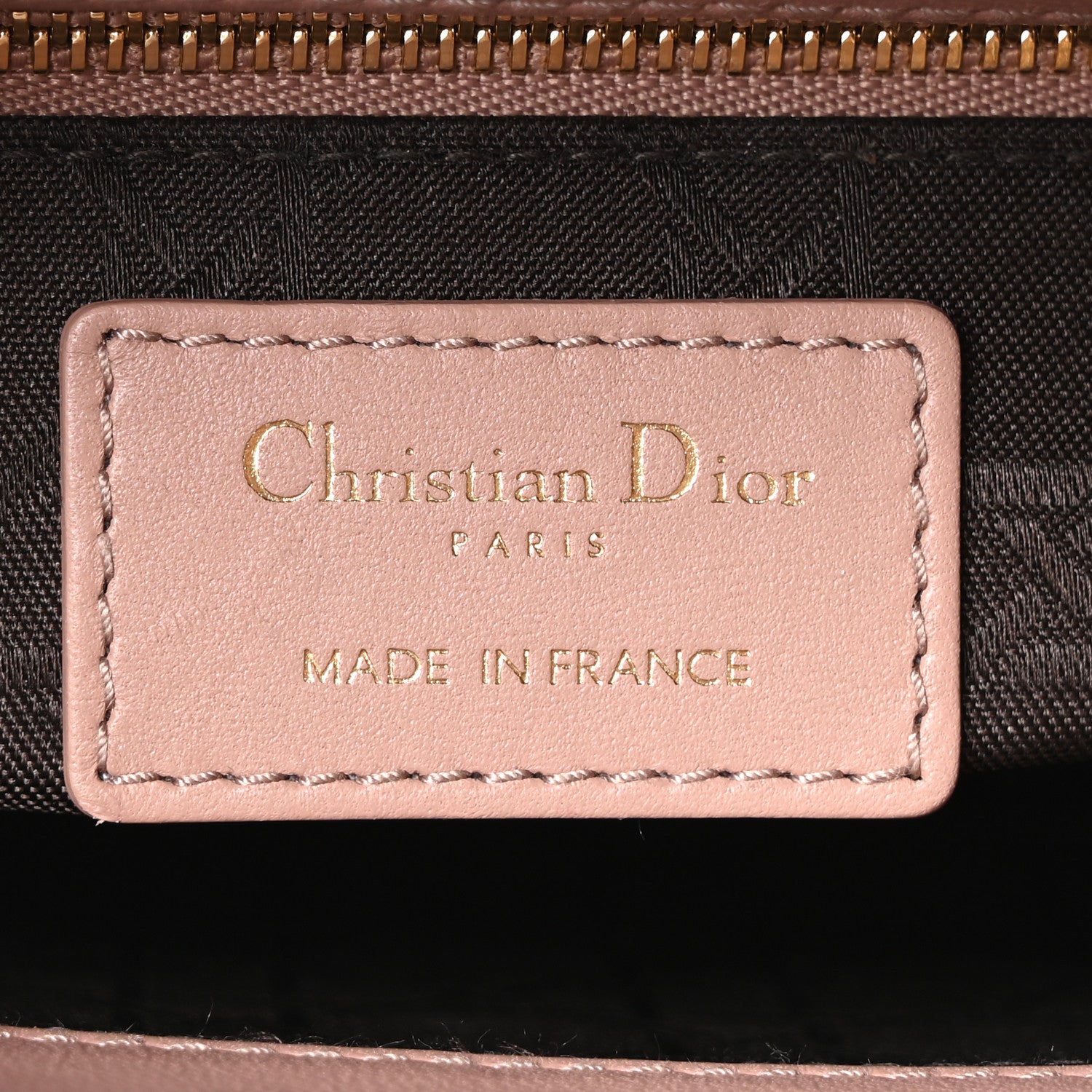 Christian Dior Lambskin Cannage Small My ABCDior Lady Dior Fard