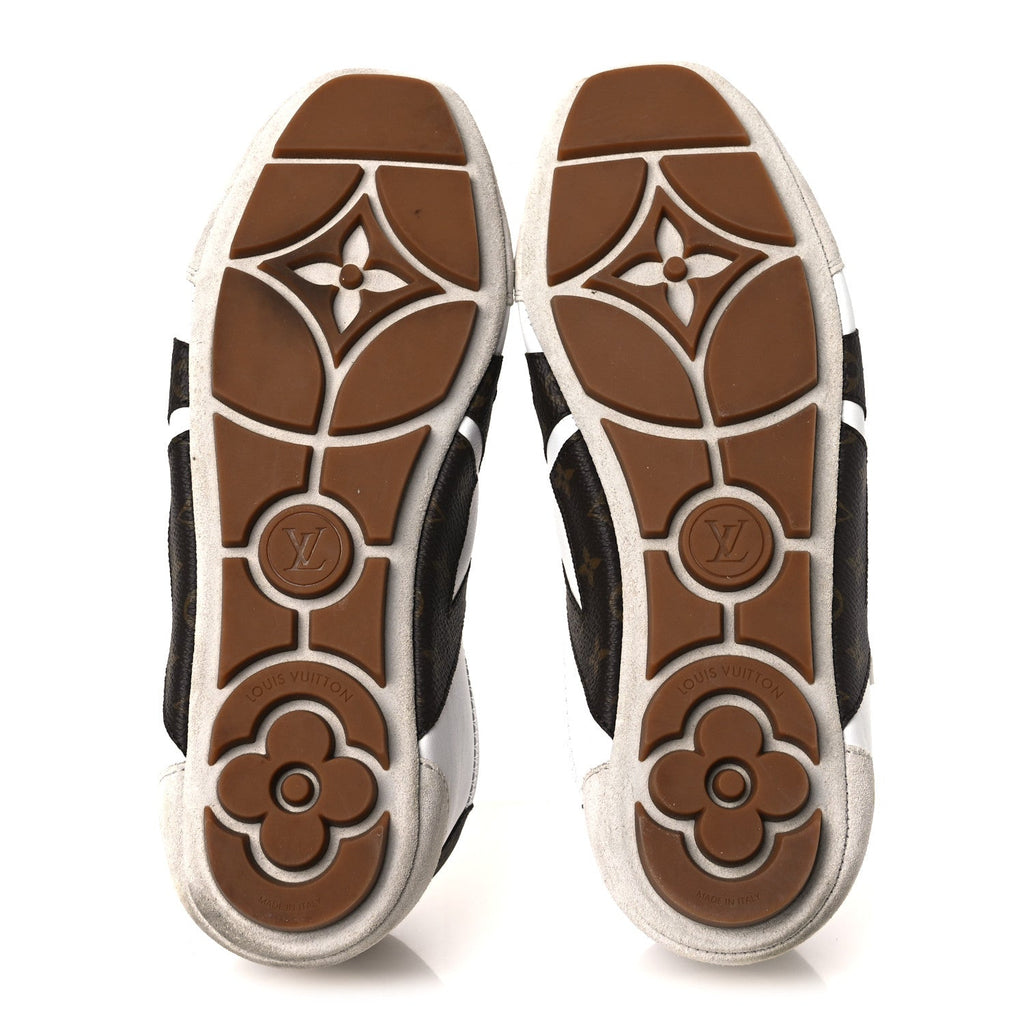 Louis Vuitton Monogram Calfskin Womens LV Sneakerina 37 White