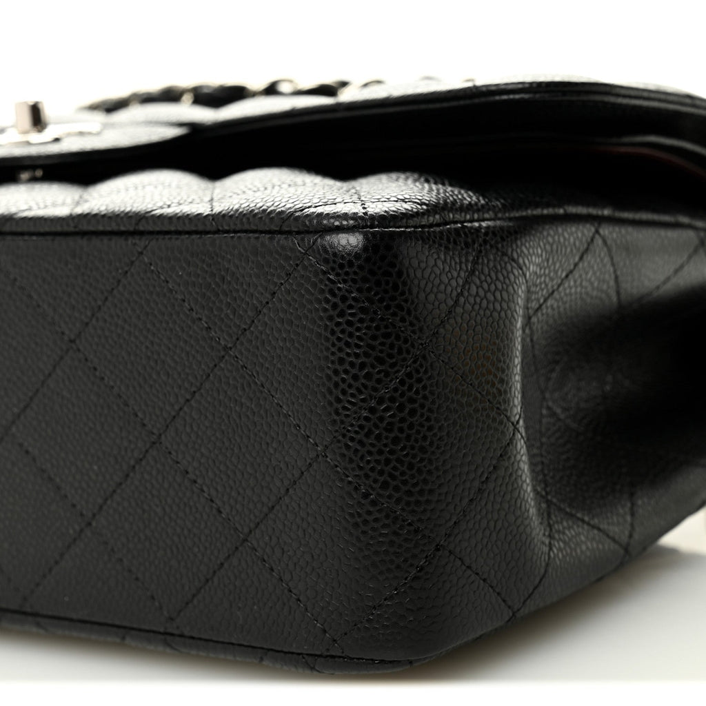 Chanel Caviar Quilted Jumbo Double Flap Black