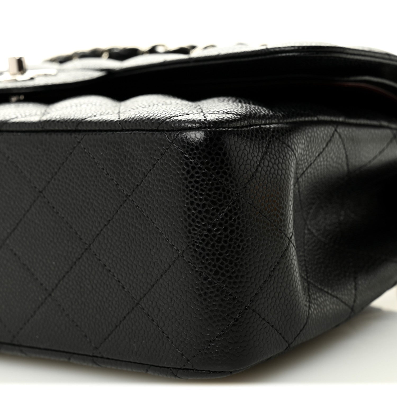 Chanel Caviar Quilted Jumbo Double Flap Black