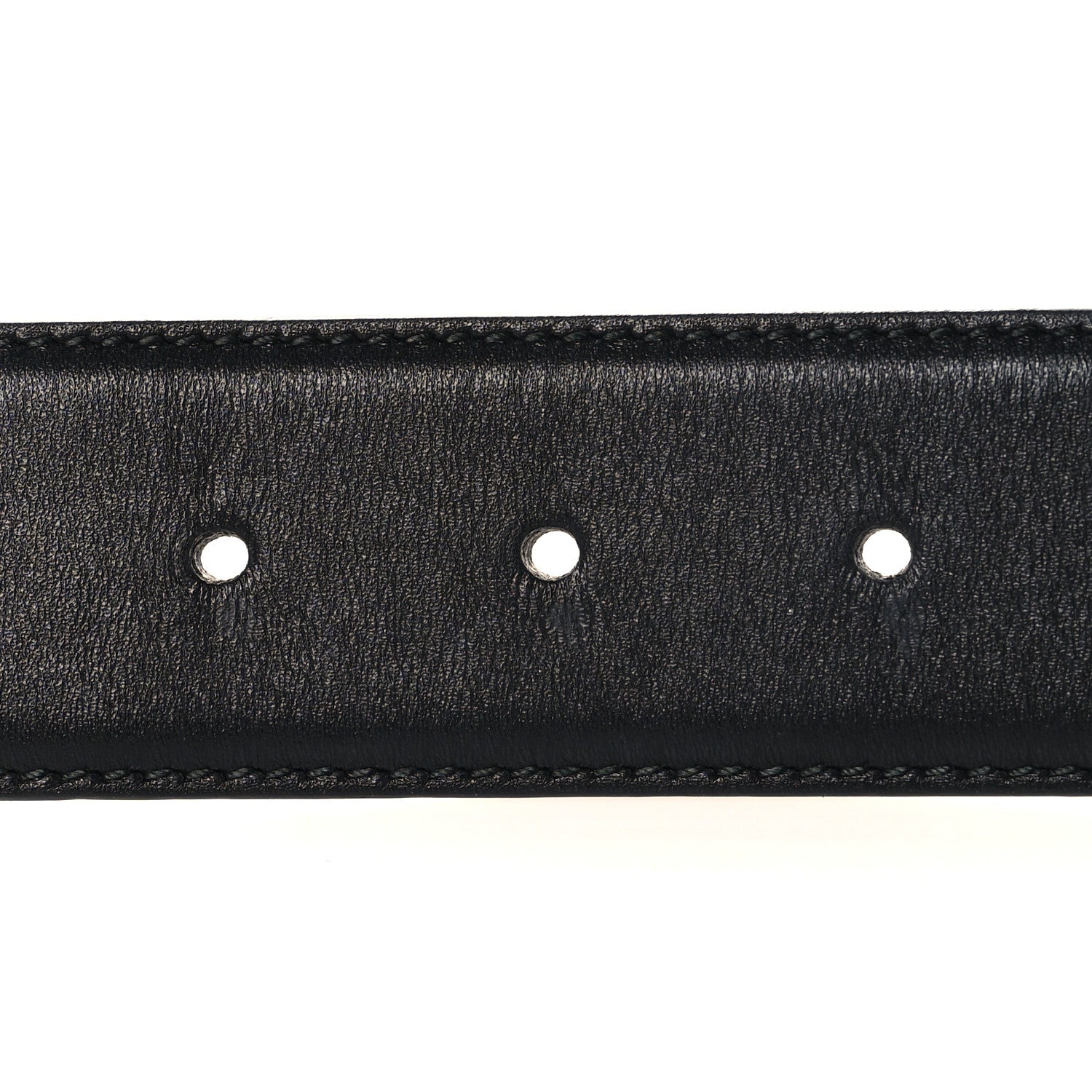 Gucci Calfskin Interlocking G 37mm Belt 90 36 Black