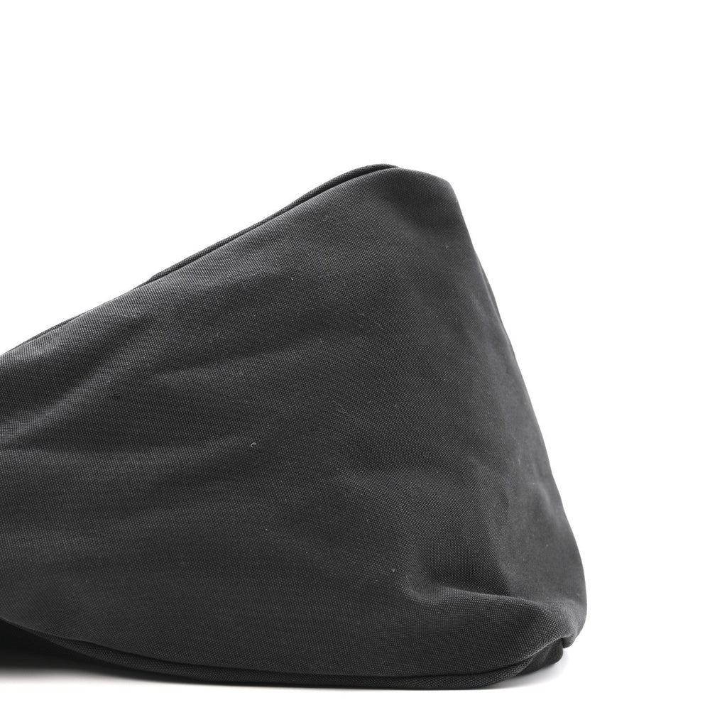 Prada Canapa Triangle Shoulder Bag Black