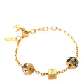 Louis Vuitton Swarovski Gamble Bracelet Azur Gold