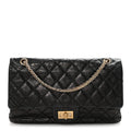 Chanel Aged Calfskin Quilted 2.55 Reissue 227 Flap Black