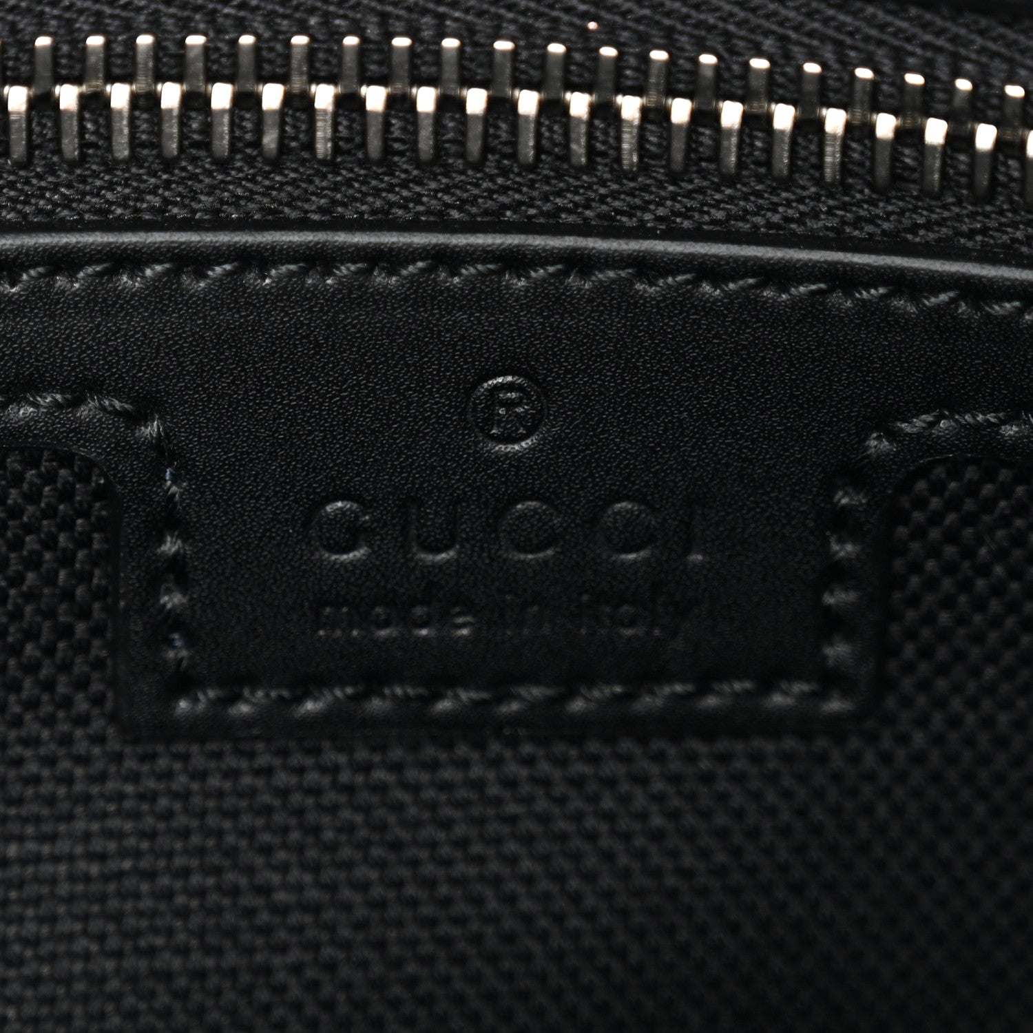 Gucci Soft GG Supreme Monogram Web Belt Bag Black Grey
