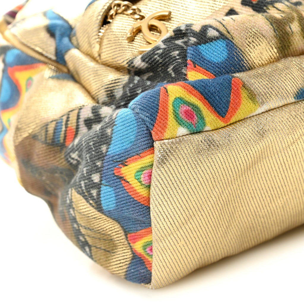 Chanel Graffiti Printed Canvas Street Spirit Backpack Multicolor