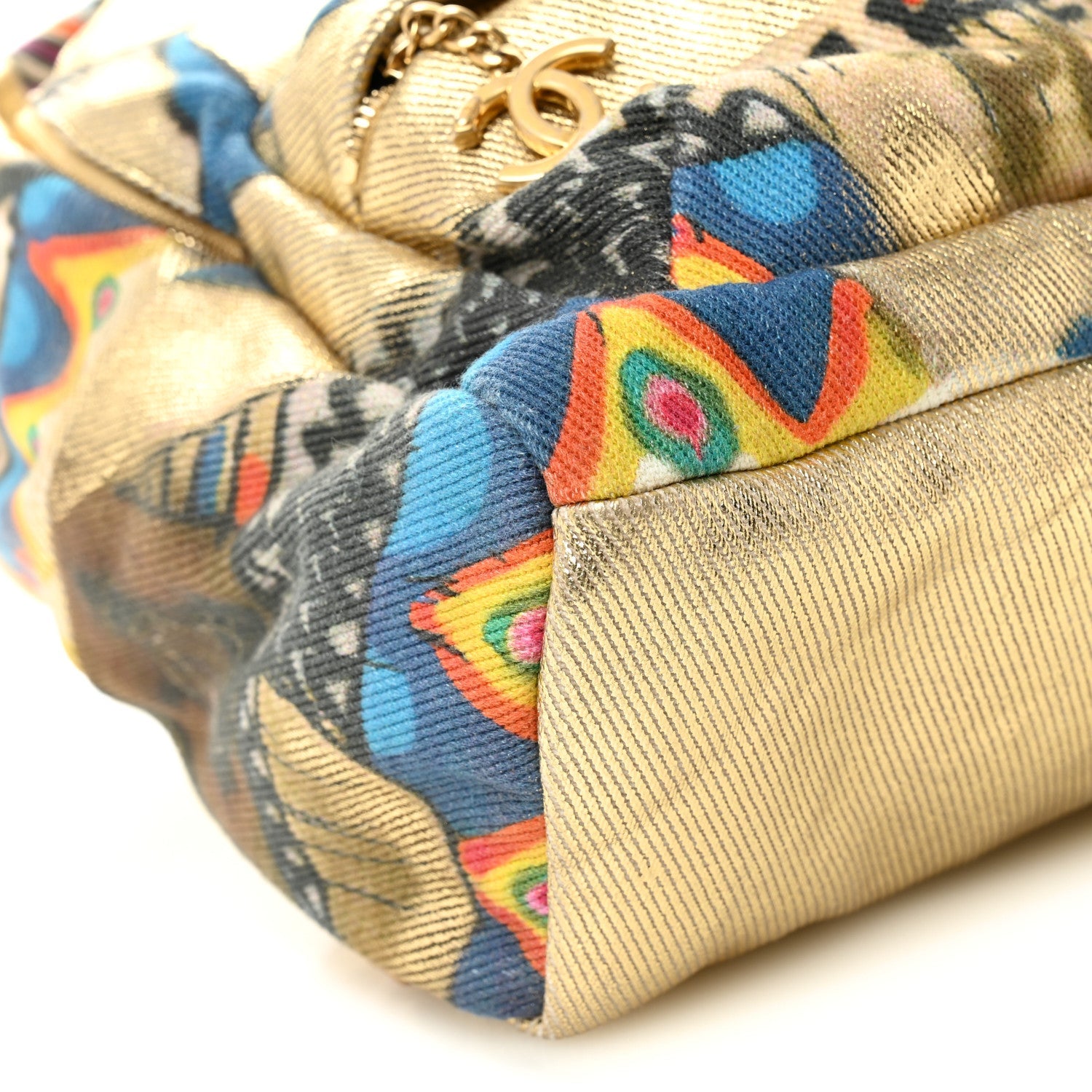 Chanel Graffiti Printed Canvas Street Spirit Backpack Multicolor