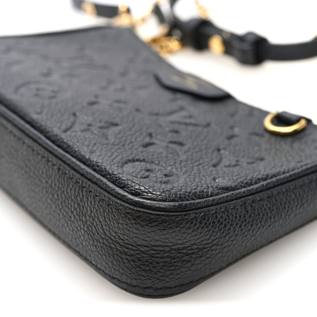 Louis Vuitton Empreinte Easy Pouch On Strap Black