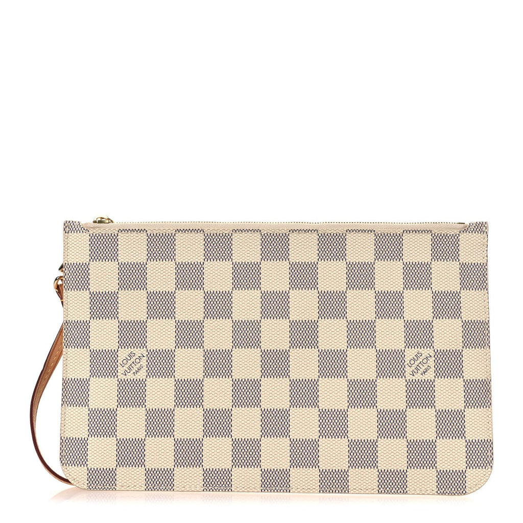 Louis Vuitton Damier Azur Neverfull MM GM Pochette
