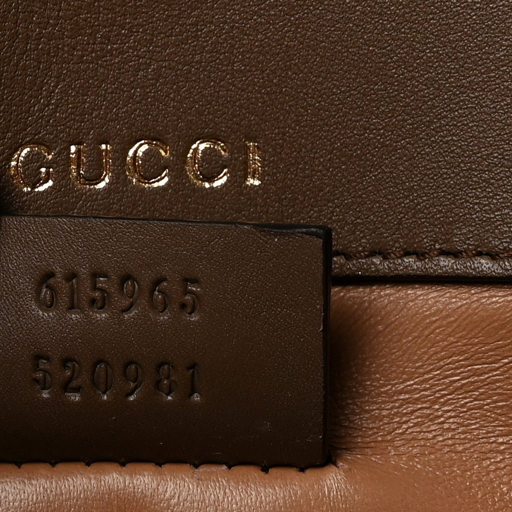 Gucci Lizard Mini Sylvie 1969 Messenger Bag Taupe