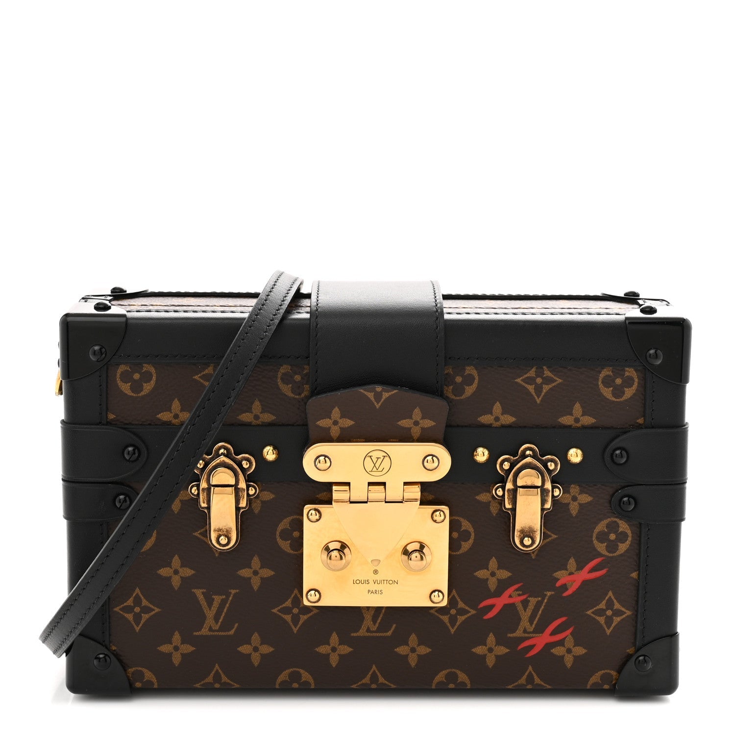 Louis Vuitton Monogram Petite Malle Black