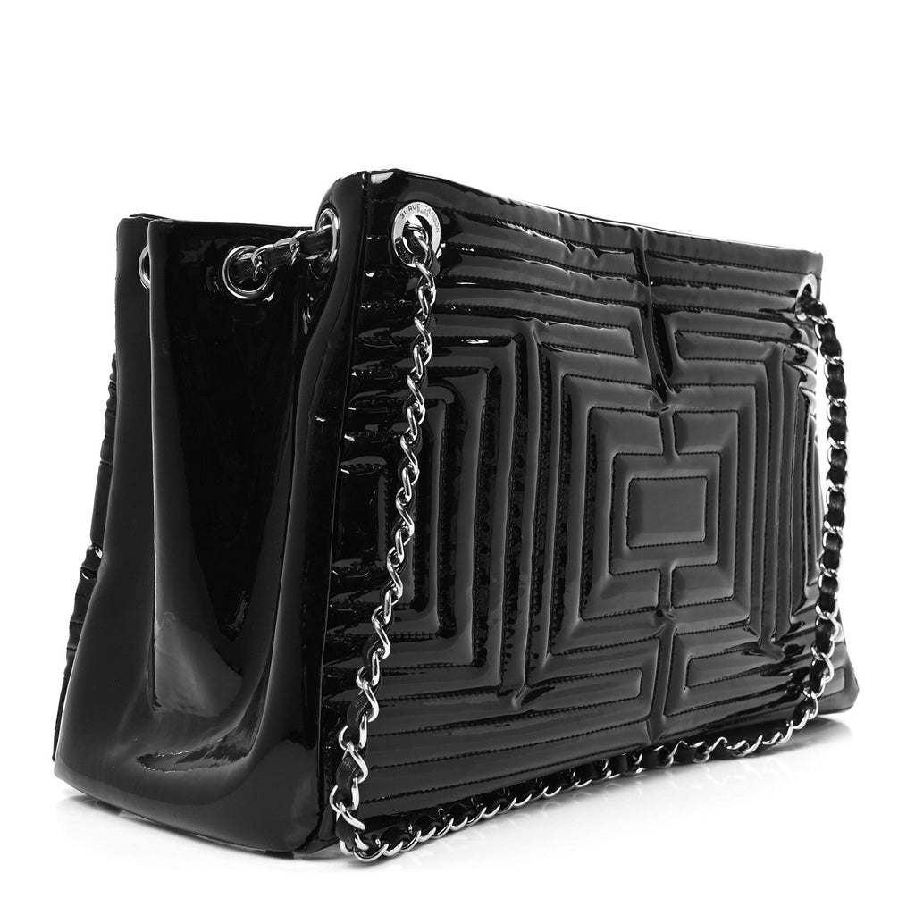 Chanel Vinyl Coco Ming Tote Black