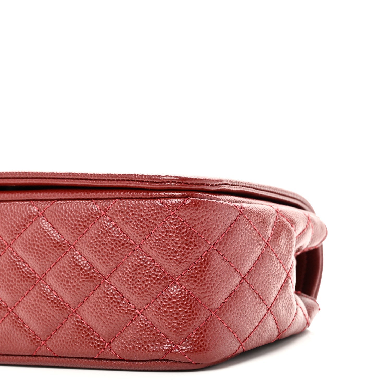 Chanel Caviar Medium Timeless CC Flap Dark Red