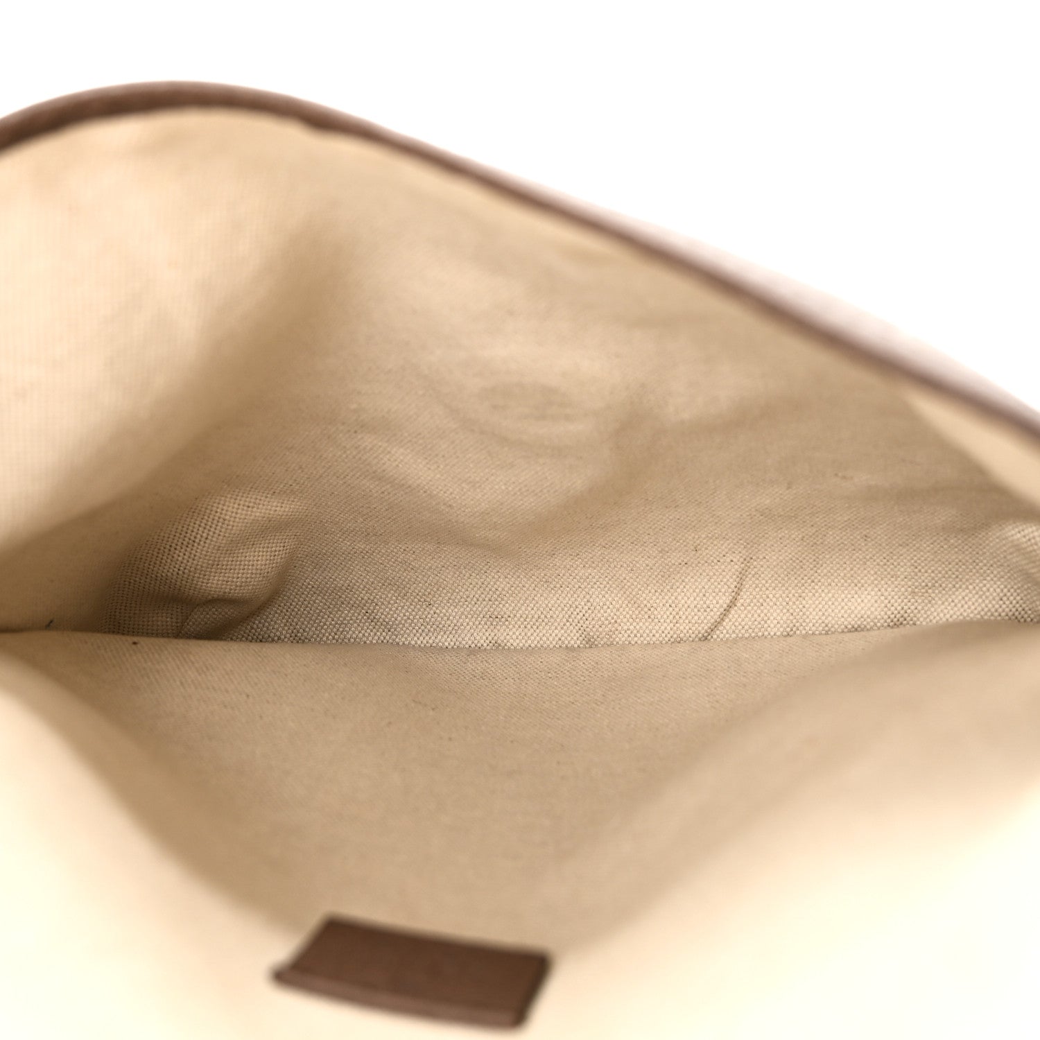 Gucci GG Supreme Monogram Web Medium Neo Vintage Flap Messenger Bag Beige New Acero