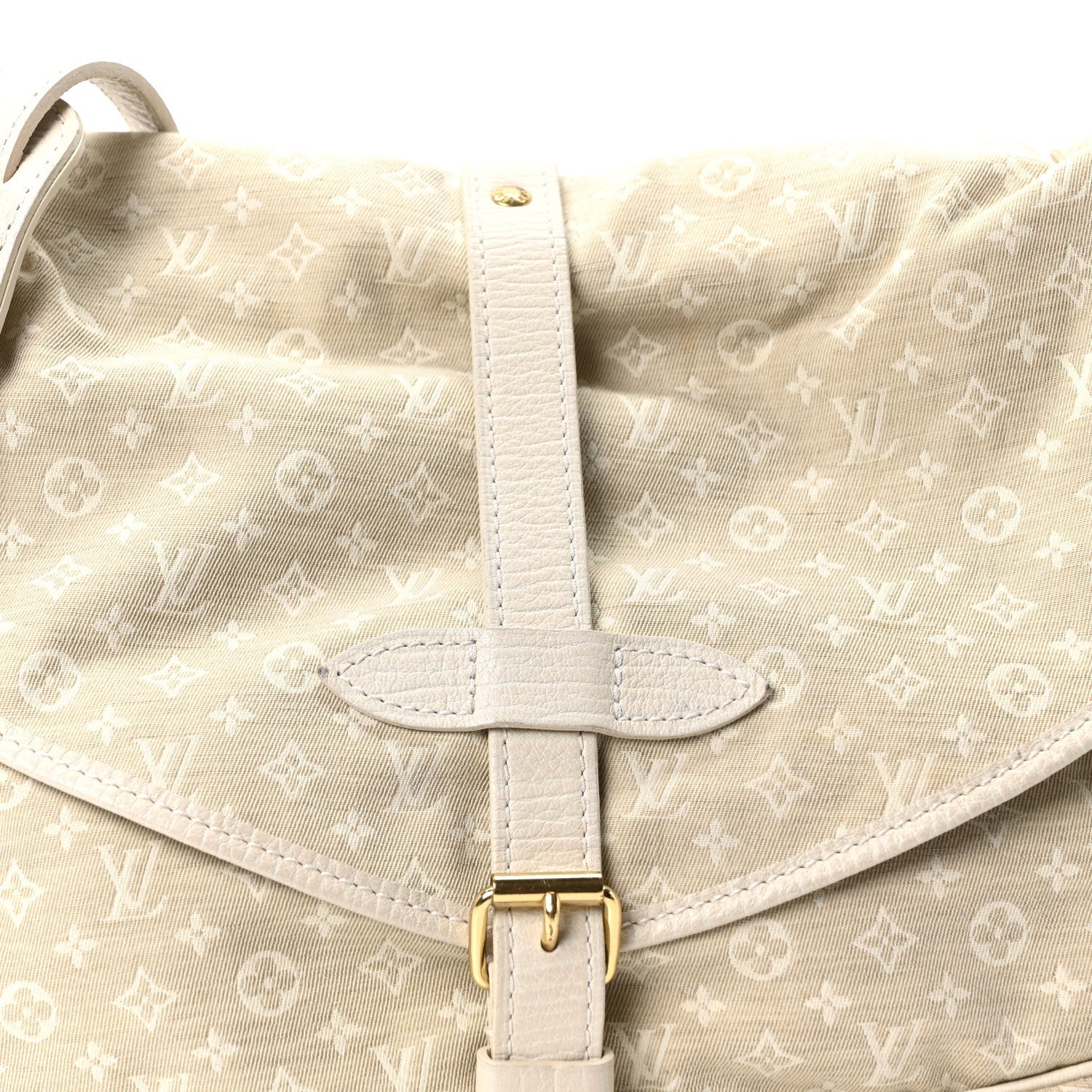 Louis Vuitton Monogram Mini Lin Saumur Dune