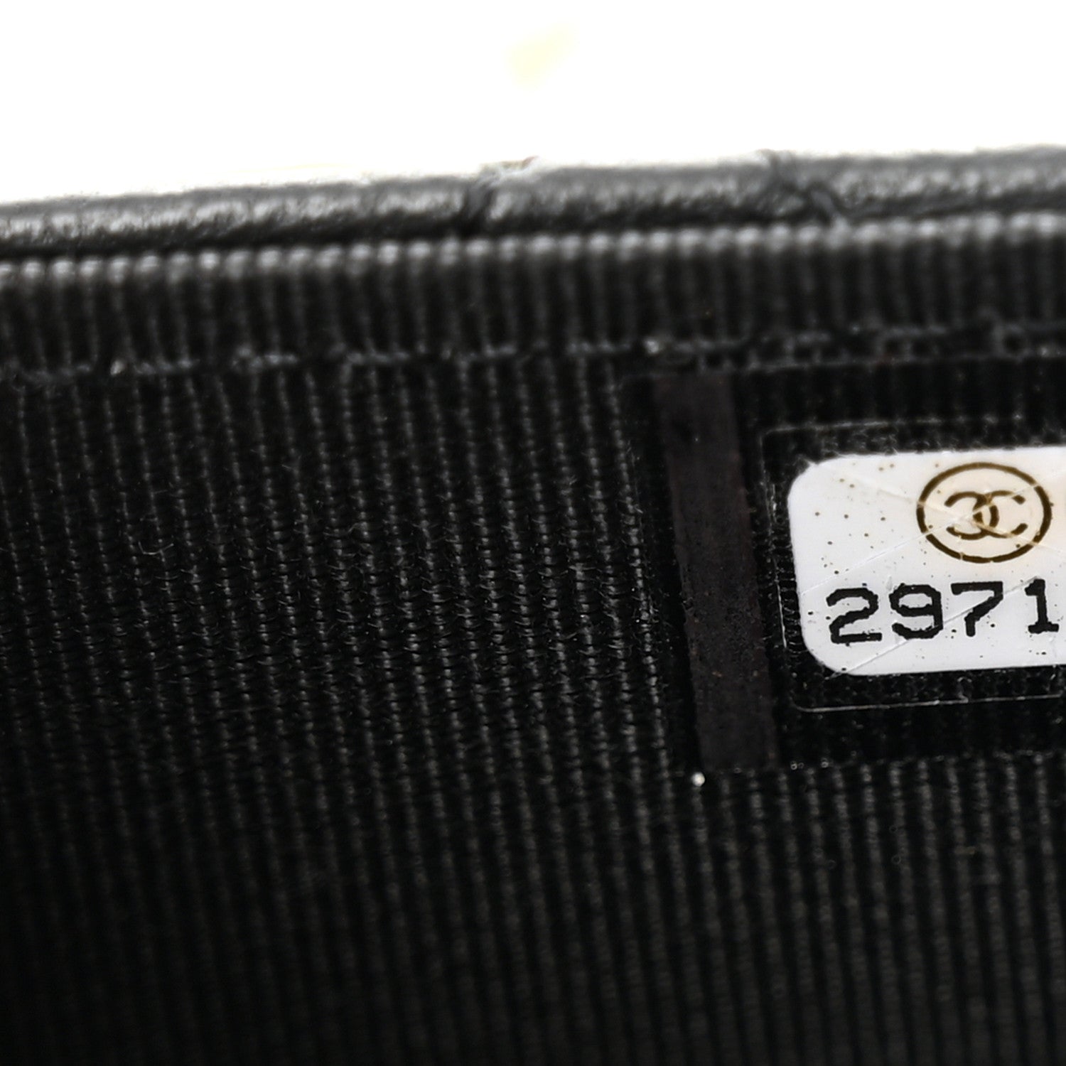 Chanel Lambskin Quilted Wallet On Chain WOC Black