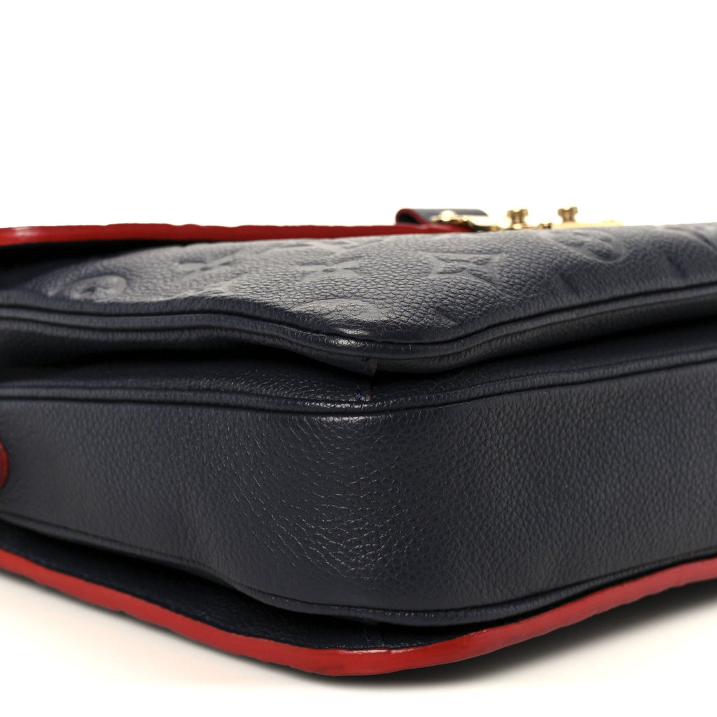 Louis Vuitton Empreinte Pochette Metis Marine Rouge