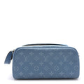 Louis Vuitton Taigarama Dopp Kit Toilet Pouch Sky Blue