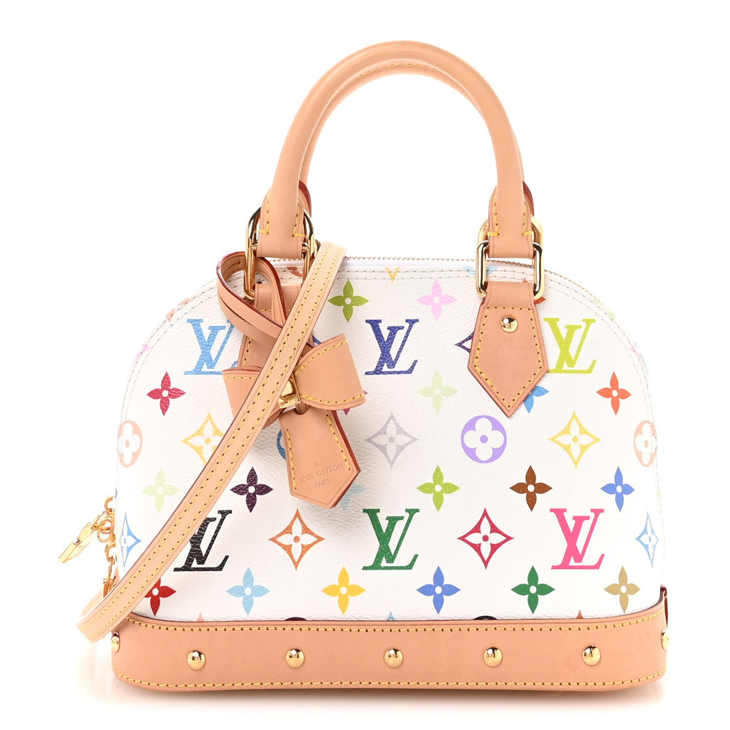 Louis Vuitton LV x TM Monogram Multicolor Alma BB White