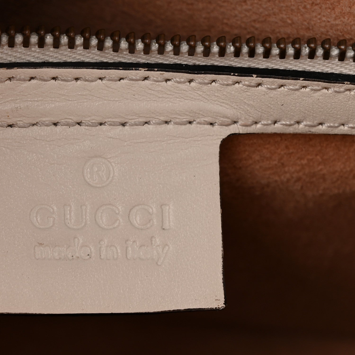 Gucci Calfskin Sylvie Web Small Queen Margaret Top Handle Bag Black White