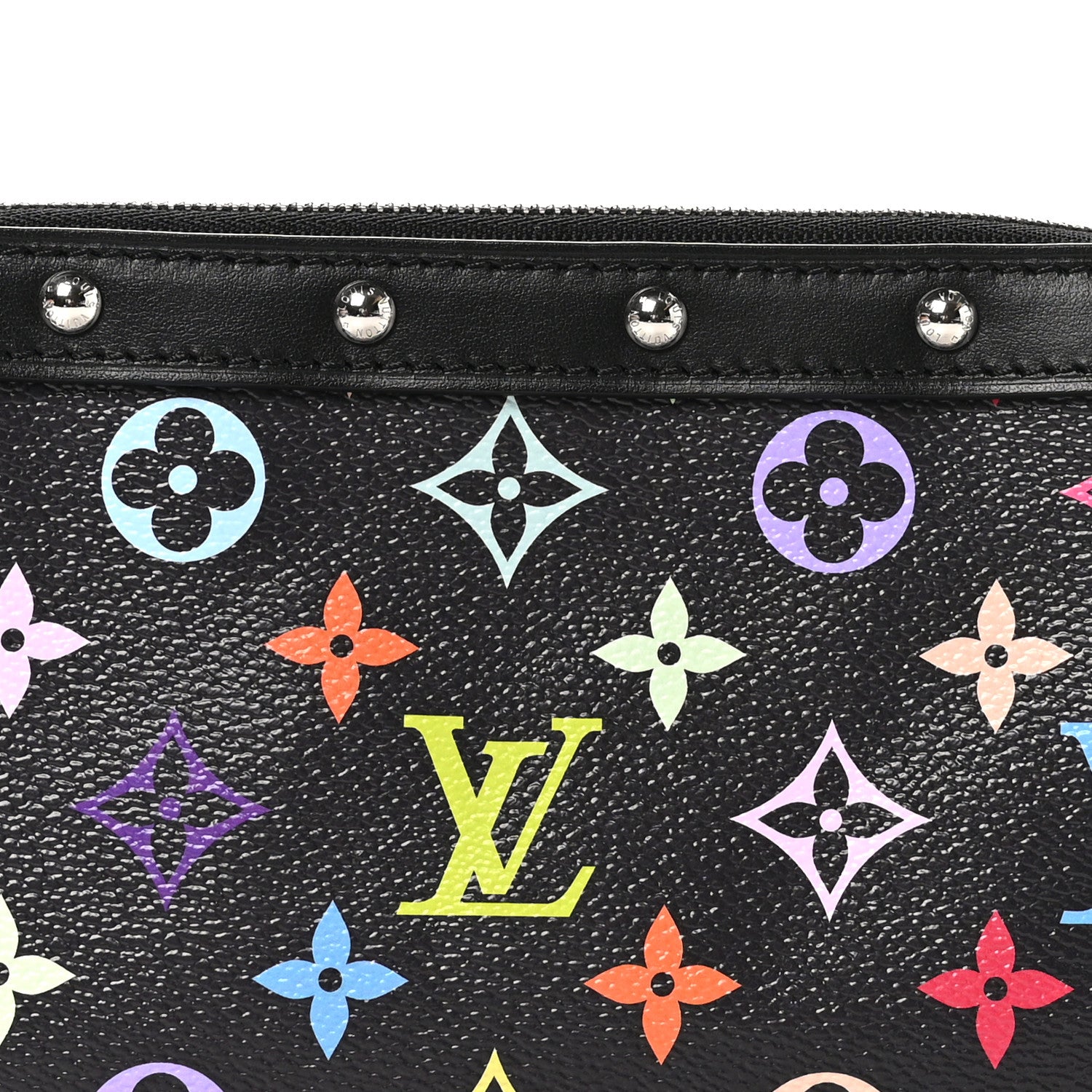 Louis Vuitton LV X TM Monogram Multicolor Pochette Accessories Black