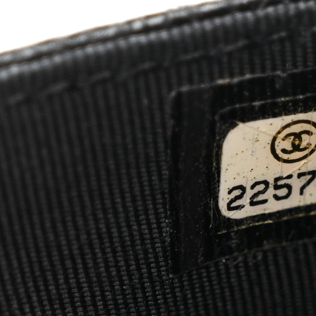 Chanel Caviar Quilted Wallet On Chain WOC Black