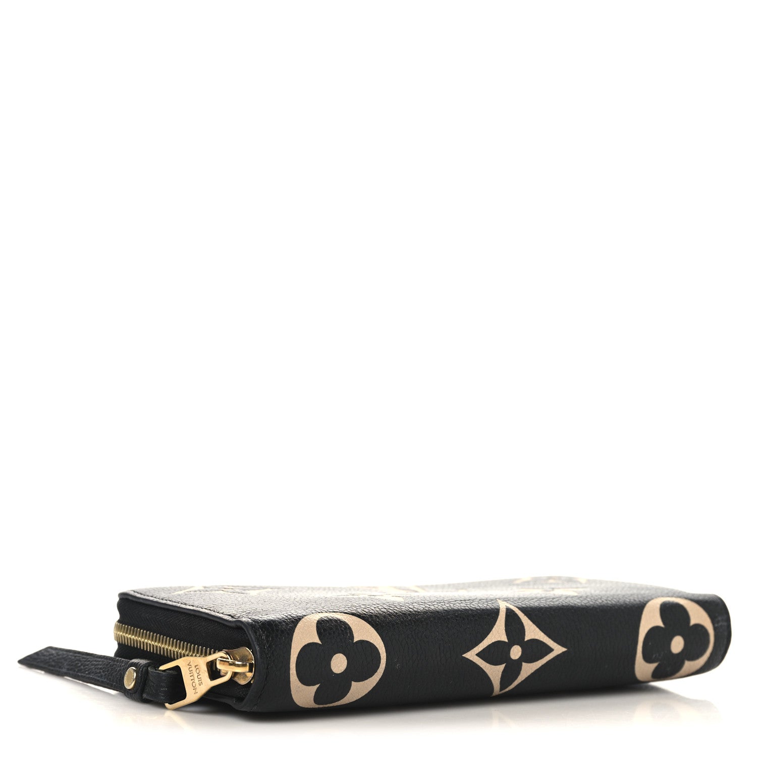 Louis Vuitton Empreinte Monogram Giant Zippy Wallet Black Beige