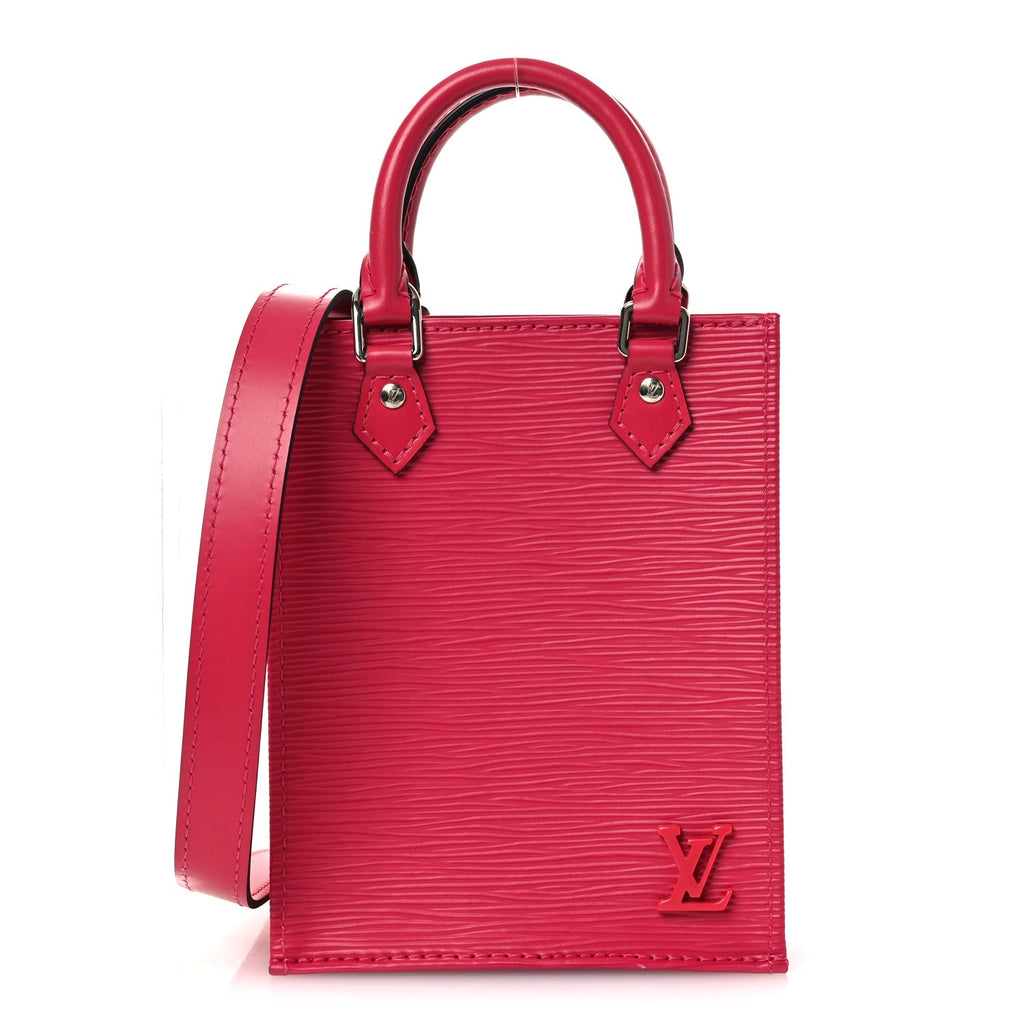 Louis Vuitton Epi Petit Sac Plat Rose Pondicherry