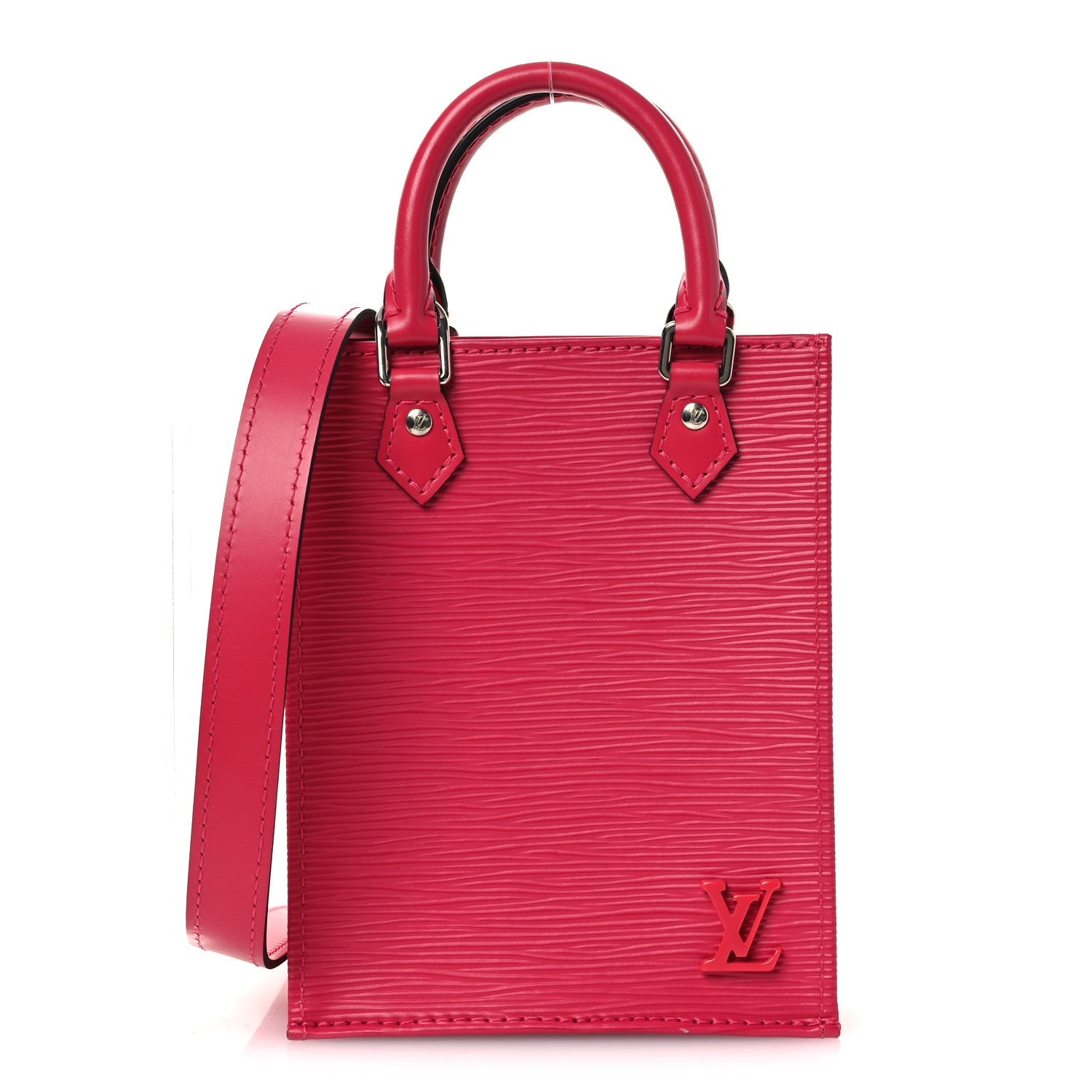 Louis Vuitton Epi Petit Sac Plat Rose Pondicherry