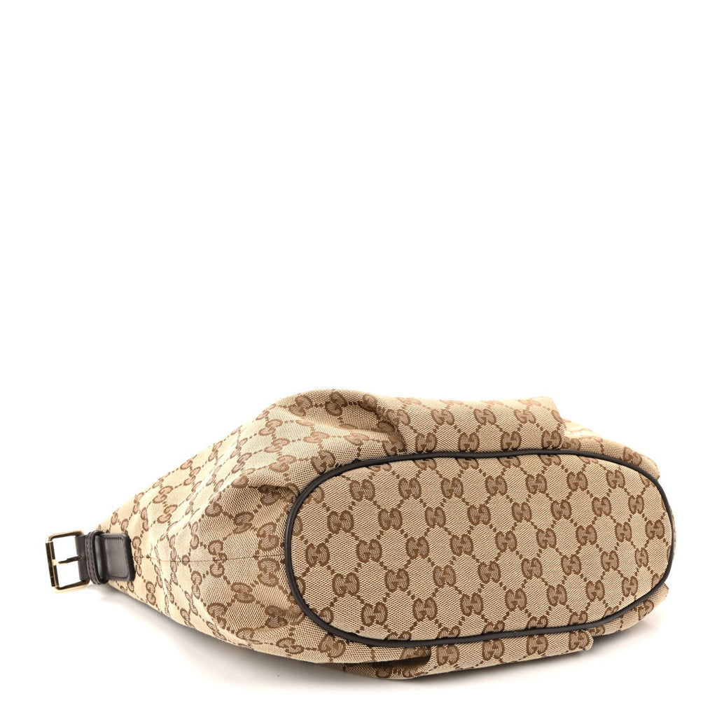 Gucci Monogram Messenger Bag Dark Brown