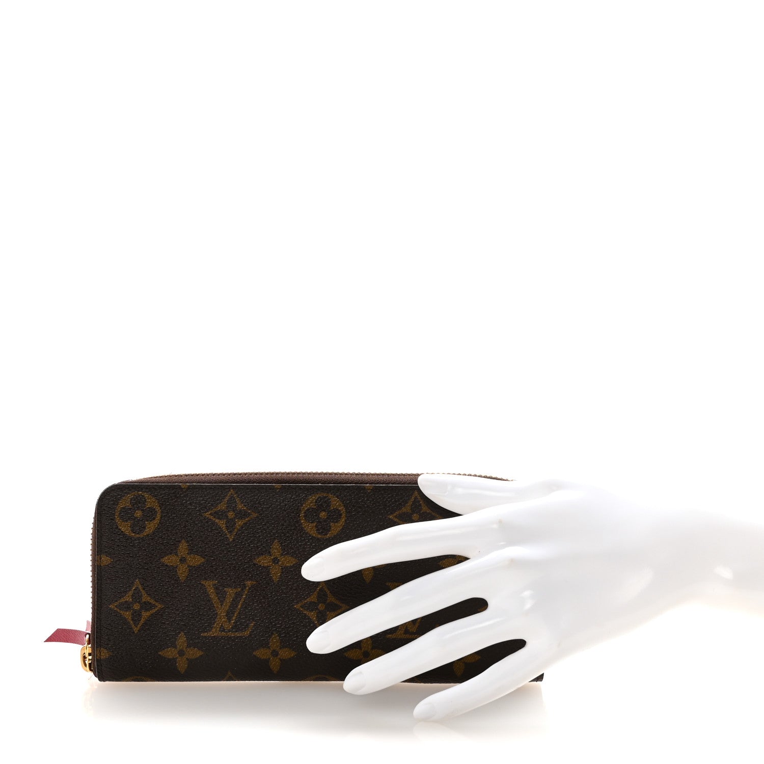 Louis Vuitton Monogram Clemence Wallet Fuchsia