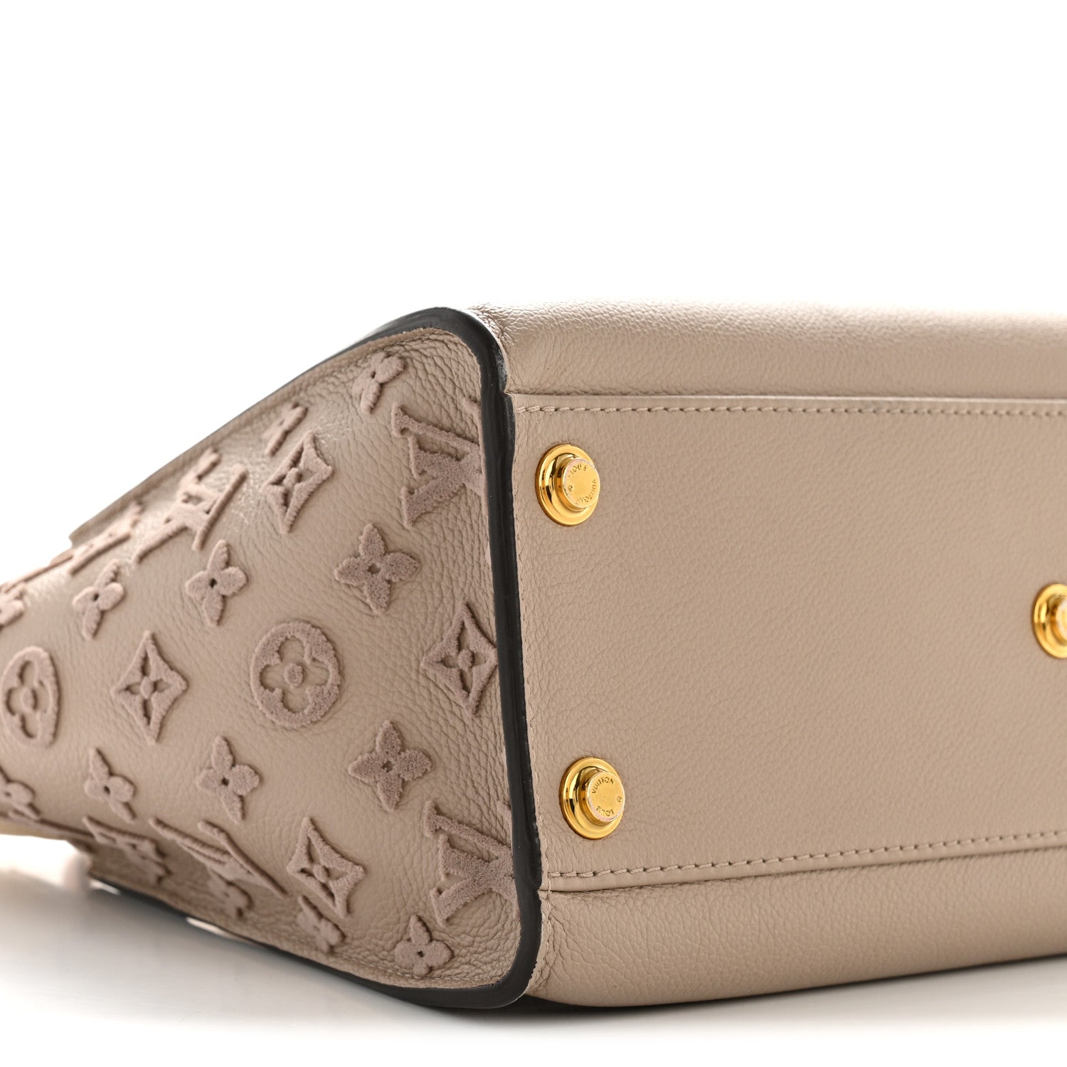 Louis Vuitton Calfskin Monogram Tufting On My Side Galet