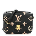 Louis Vuitton Empreinte Monogram Giant Pochette Metis Black Beige