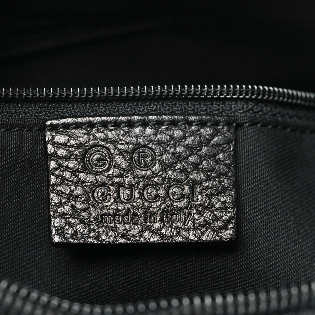 Gucci Nylon Monogram Small Hobo Black