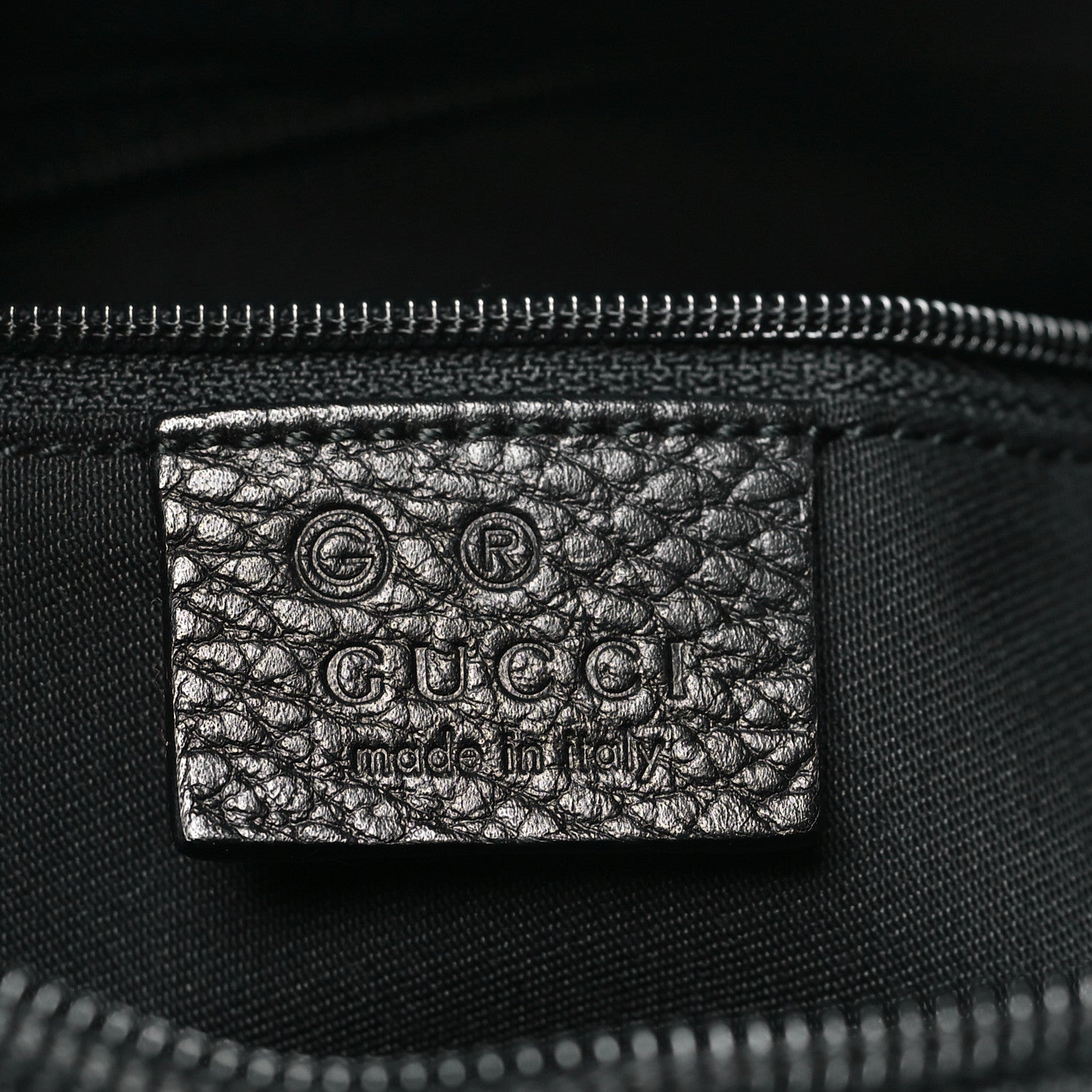 Gucci Nylon Monogram Small Hobo Black