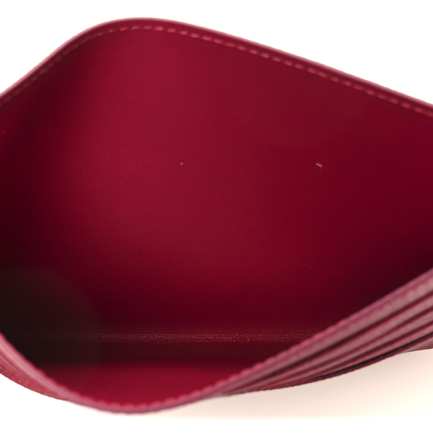 Louis Vuitton Calfskin Pochette Felicie Card Holder Insert Fuchsia